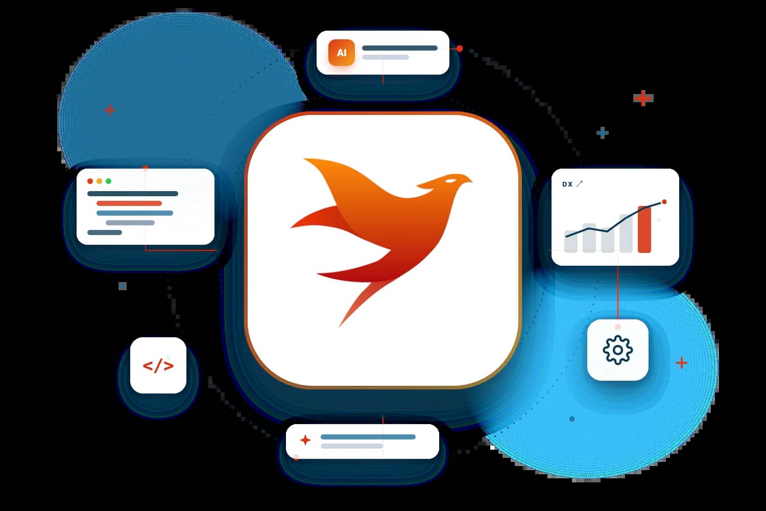LoogIX digital transformation illustration